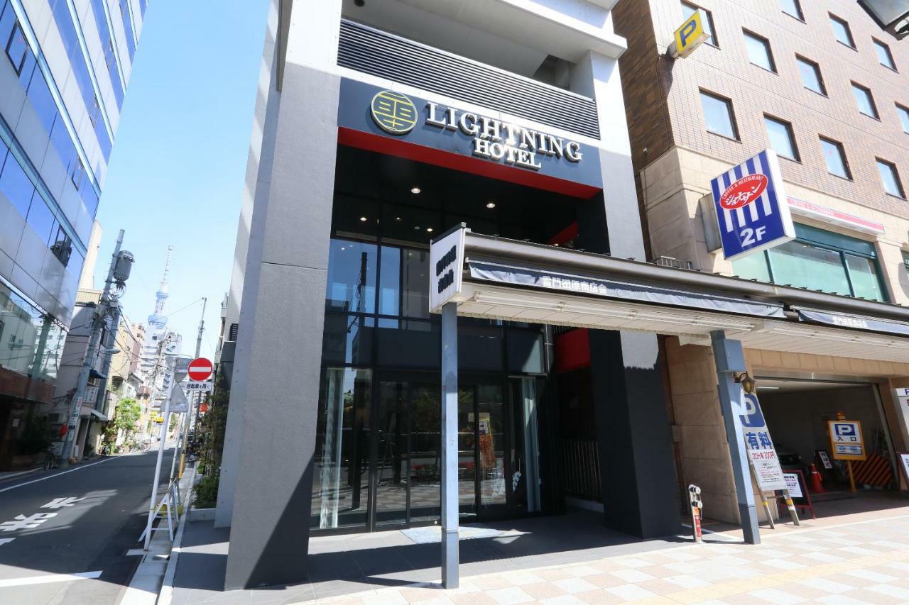 Business Capsule Hotel Lightning Hotel Asakusa Tokyo Ngoại thất bức ảnh